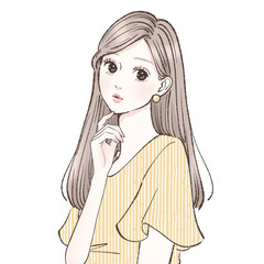 女性・女の子のイラスト素材