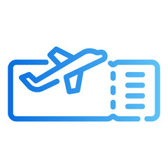 fishing gradient icon