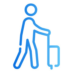 passenger gradient icon