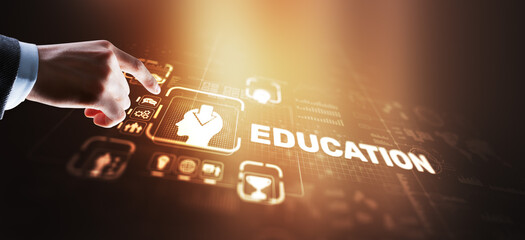 E learning Education Internet Webinar Online courses concept