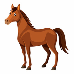 brown-horse-isolated-on-white-background