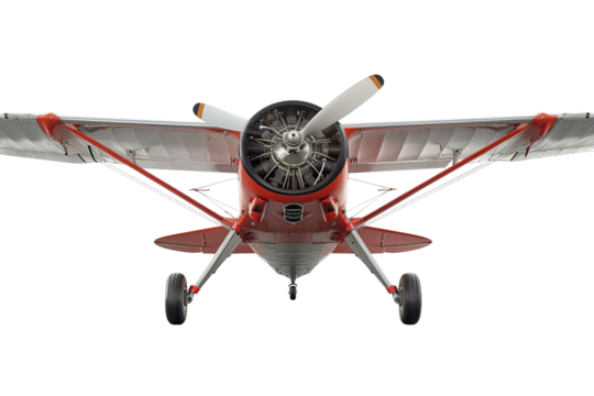 Jet Airplane Isolated on Transparent Background