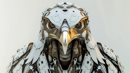 futuristic eagle robot design