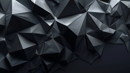 Obraz premium Geometric Graphic Elements on Dark Abstract Background