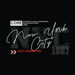 Obraz premium new york city streetwear t-shirt and apparel 