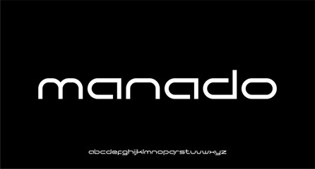 MODERN FUTURISTIC TECHNOLOGY SCI FI FONT VECTOR TYPEFACE