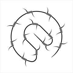 Barbed Wire Icon M_2405001