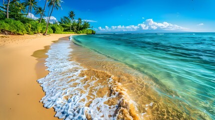 A sandy beach clean pic