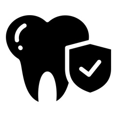 Dental Insurance  Icon Element For Design
