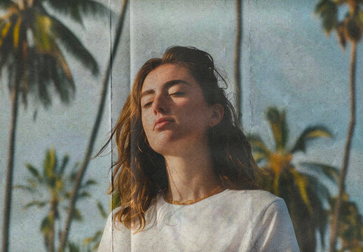 Effect Photography Developed Folded Old