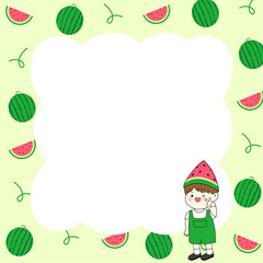 watermelon pattern background