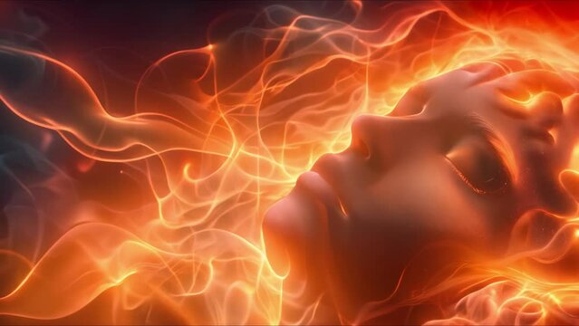 Dreams reprogramming human brain during sleep cycle for cognitive processing and memory consolidation. Concept Dynamic Brain Activity, Sleep Cycle Reprogramming, Cognitive Processing