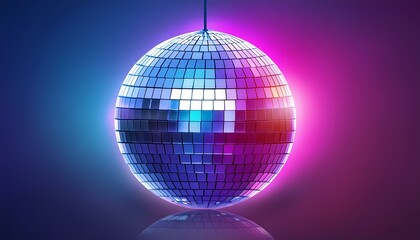 disco ball in night club, disco background