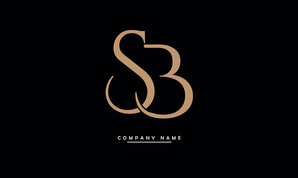 SB, BS, S, B Abstract Letters Logo Monogram