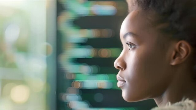 Determined student mastering coding intricacies via digital tutorials. Concept Coding Tutorials, Student Learning, Digital Skills, Determination, Coding Mastery