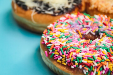 donut with sprinkles on top