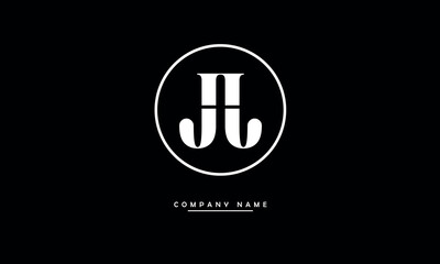 JJ, JJ Abstract Letters Logo Monogram