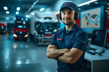 Fleet Coordinator coordinating transportation fleets in a dynamic work environment