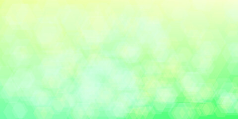 Obraz premium bokeh effect background with hexagon light reflection