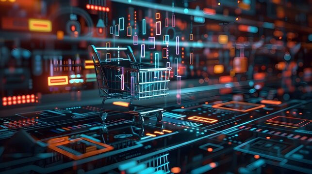 Sleek Futuristic E Commerce Platform with Personalized Shopping Experiences