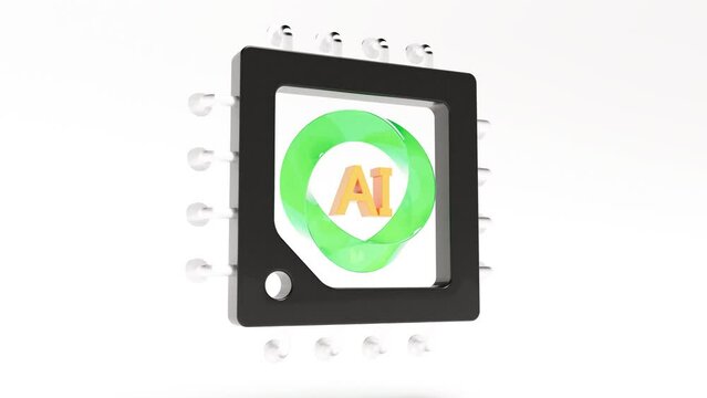 Glass Icon AI processor infinity 4k
