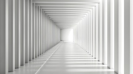 Obraz premium White Frames Symmetrical Lines