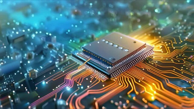 Silicon wafer production led to neural network technology advancement in microchips. Concept Technology Advancements, Silicon Wafer Production, Neural Networks, Microchips, Innovation