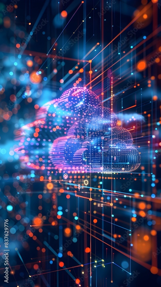 Poster cloud based system providing real time data access and business communication for efficient digital 