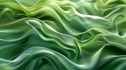 Fototapeta premium Organic Green Lines Abstract Wallpaper Background