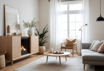 Cozy and chic living space with a fireplace, inviting seating, and elegant decor, for a tranquil and welcoming ambiance