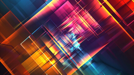 Colorful square geometric abstract background overlap layer on bright space with lines effect decoration. Website, banner and brochure background. abstract polygon texture on gray background. 