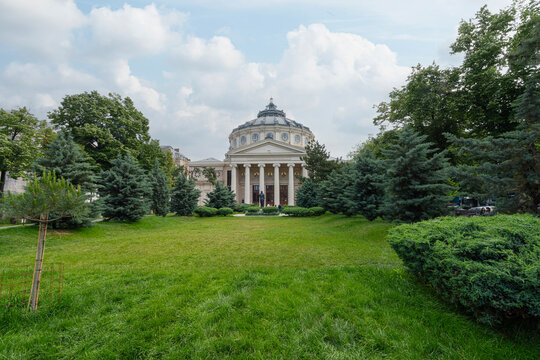  Romanian Athenaeum in Bucharest, Romania