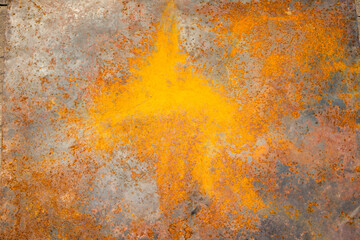 Rust texture in metal