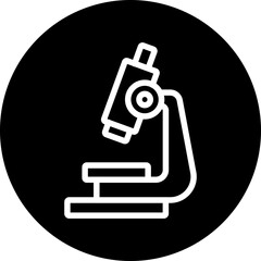 Microscope Icon Style