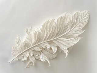 Exquisite Paper Feather Art Intricate Textures and Patterns Mirroring Nature s Beauty