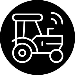 Smart Tractor Icon Style