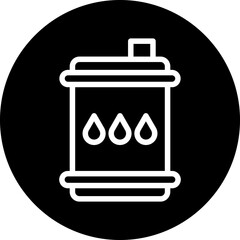 Oil Barrell Icon Style