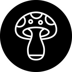 Mushroom Icon Style