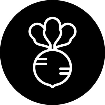 recommend clip art: Radish Icon Style