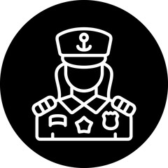 Marine Female Icon Style