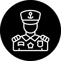 Marine Male Icon Style