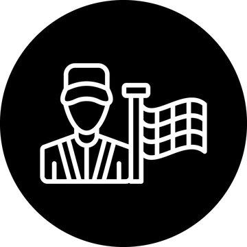 recommend clip art: Flagman Icon Style