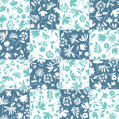 Abstract floral pattern perfect for textile design,