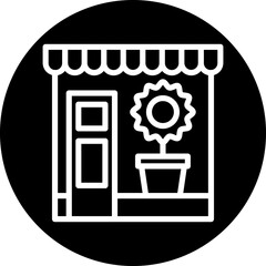 Flower Shop Icon Style