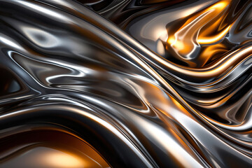 Beautiful texture liquid soft metal, design natural abstract background