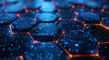 Fototapeta premium Water droplets on computer keyboard close up