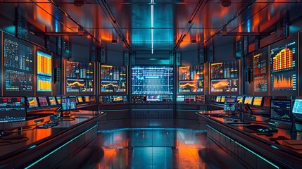 Dynamic Financial Trading Floor with Advanced Data Visualization and Analytics