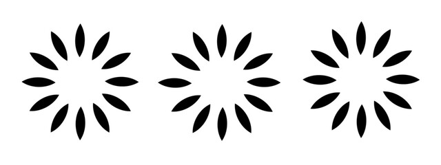 Flower design vector, Attractive flower design, Leaves iof plant, design for decoration, unique patels icon, Flying leaves, flying patels vector