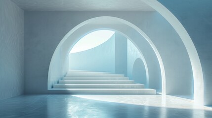 Fototapeta premium A visually appealing background featuring significant negative space, designed to highlight the main object. The uncluttered and clean design creates a balanced and aesthetically pleasing