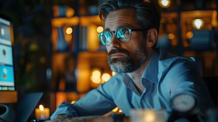 Financial Expert Conducting a Webinar on Personal Finance Management
